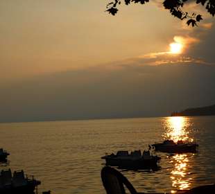 Sonnenuntergang am Gardasee