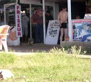 Direkt neben uns am Strand