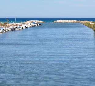 S'Albufera - Der "Gran Canal" fliesst ins Meer 