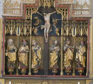 Blick in die Kirche St. Jakob in Rothenburg o.d.T.