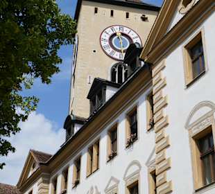 Blick auf das Neue Rathaus vom Holzkohlenmarkt