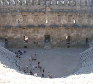 Aspendos Theater von innen