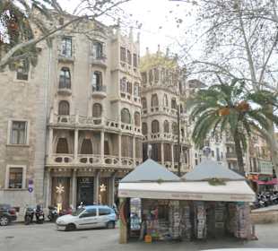 Bei der Plaça del Mercat in der Altstadt von Palma