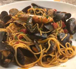Spaghetti mit Meeresfrüchten
