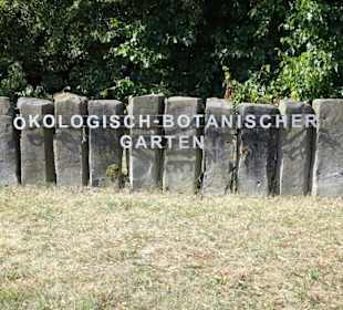 Wegweiser zum Ökologisch-Botanischen Garten