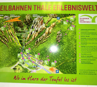 Karte der Thaler Erlebniswelt