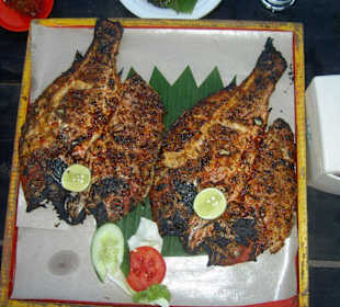 Frisch zubereitetes Seafood