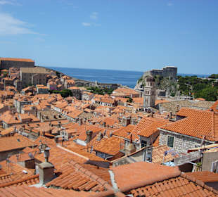 Czerwone dachy Dubrownika