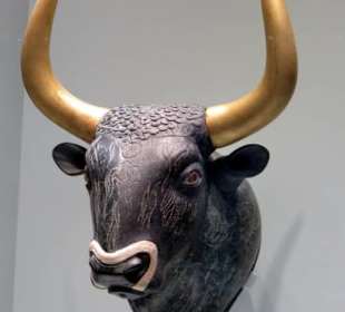 Stierkopf; Kult-/Salbungsgefäß; 1600-1450 v.Chr.