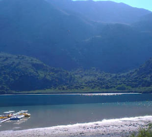Kournas Lake vom Ufer aus