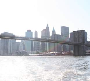 Il ponte di Brooklyn e la skyline