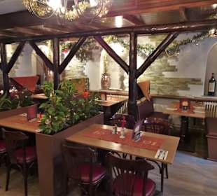 In den Gasträumen des Restaurant Sparta