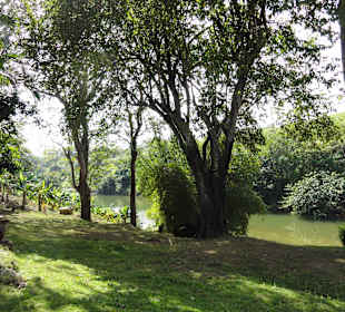 Blick von der Ranch aus den Fluss