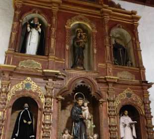 Einer der Nebenaltäre der San Francisco de Asís