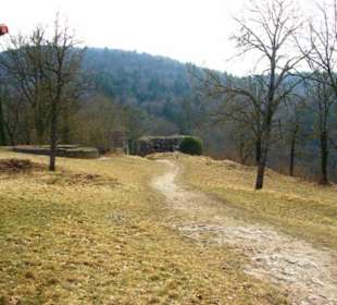 Oberhalb vom Platz