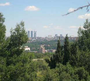 Teleférico - Blick vom Casa de Campo auf Madrid