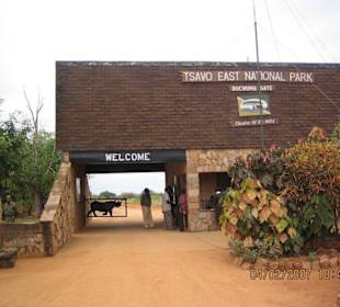 Eingang Tsavo Ost