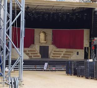 Sparkassen Bühne im Gelände.