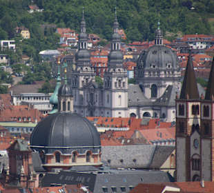 Blick auf die Altstadt von Würzburg