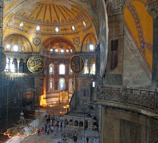 Blick von der Galerie