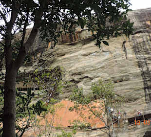 Sigiriya Felsen