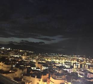 Ibiza Stadt by night