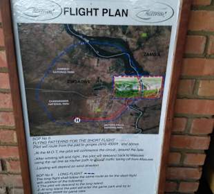 Mögliche Flugrouten