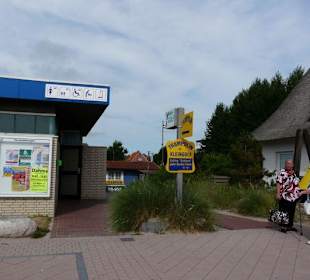 Shops and Restaurants at Sea Front in Dahme