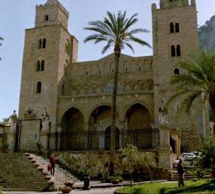 Cefalu, die Krche im Ortszentrum