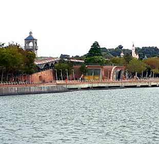 Ausblick Sentosa Boardwalk