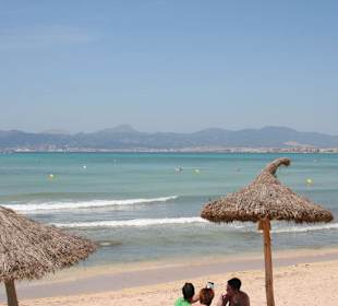 Blick von Arenal nach Palma