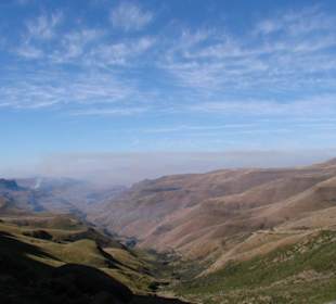 Auf dem Sani Pass nach Lesotho