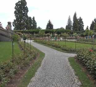 Innerer italienischer Rosengarten