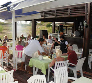 Nordic Walker haben Durst 