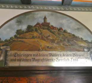 Im Gastraum vom Brauhaus Friedrichroda