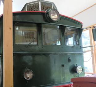 Eine alte Lok der Flam Bahn