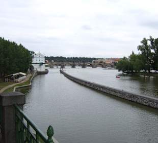 Blick auf die Moldau