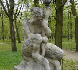 Lampenständer im  Łazienki-Park