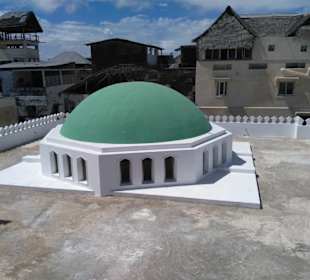 Auf dem Dach des Lamu Museums