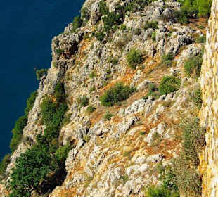 Burg von Alanya (Ic Kale) An&/Abfahrt