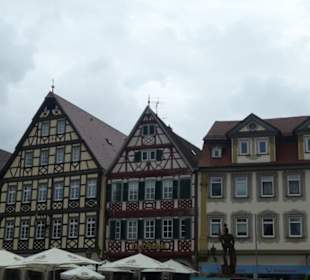 Am Marktplatz von Bad Mergentheim