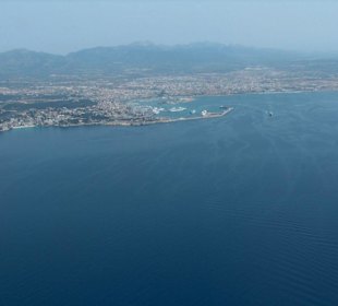 Anflug auf Palma de Mallorca