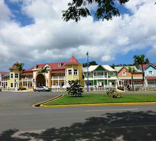 Blick auf das Einkaufs Zentrum