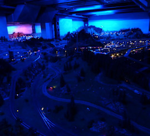 Landschaft mit Windrad