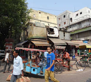 Auf dem Markt in Dehli