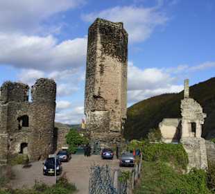 Die Ruinen der Burg Metternich