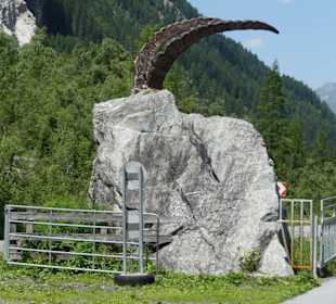 Originaller Parkplatz an der Panoramastraße