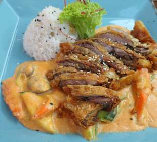 ROTES CURRY mit Gemüse und Ente