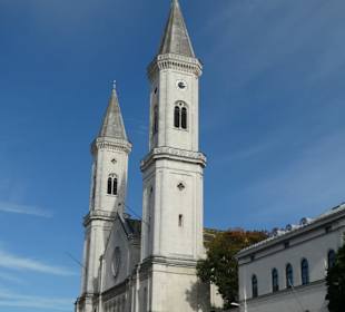 Die Ludwigskirche in der Ludwigstraße