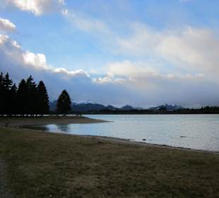 Forggensee im Winter